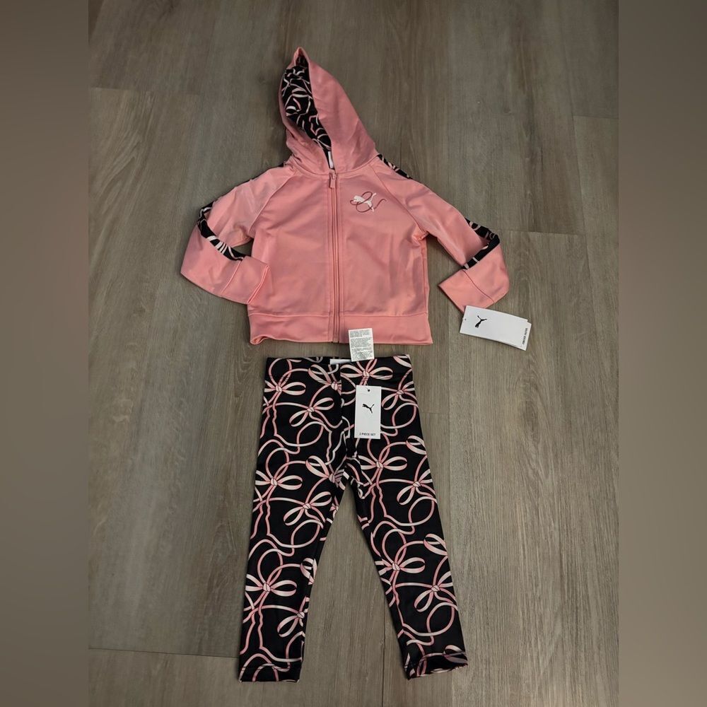Puma Pink and Black Kids Set